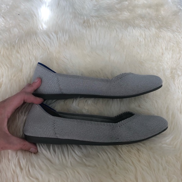 Rothy’s Round Toe Flats in Flax - Picture 4 of 7